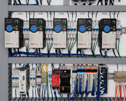 PLC VFD Safety Control Panel